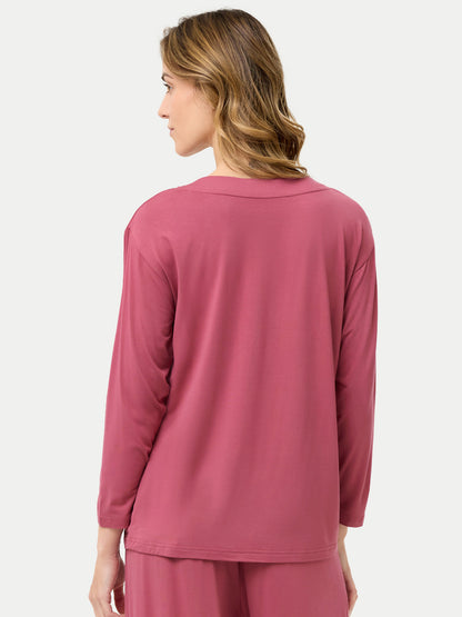 Long Sleeve Bamboo Slouchy PJs Top