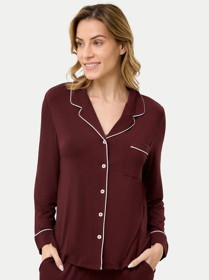 Long Sleeve Bamboo Pajama Shirt