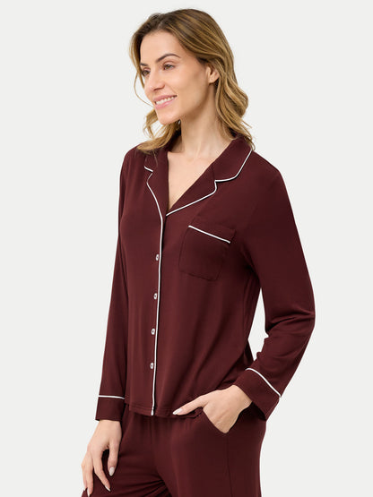 Long Sleeve Bamboo Pajama Shirt