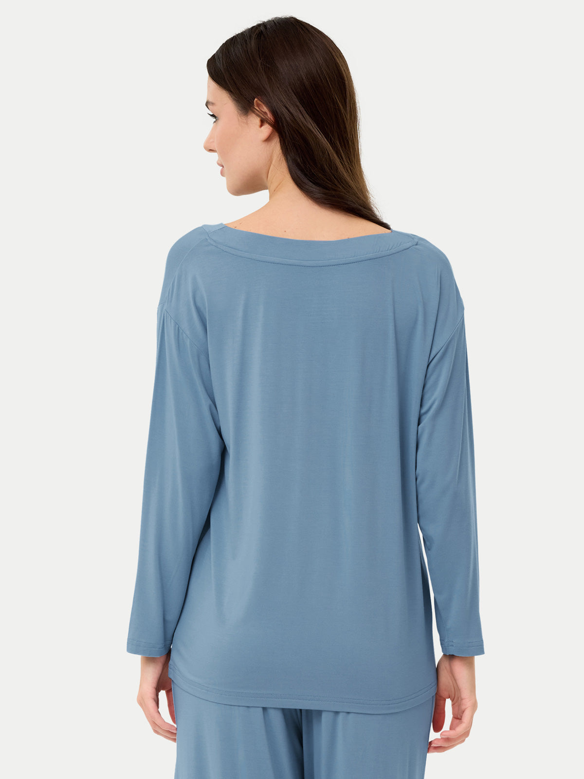 Long Sleeve Bamboo Slouchy PJs Top