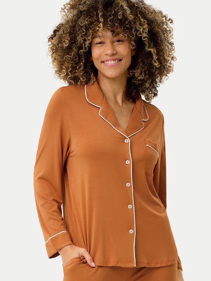 Long Sleeve Bamboo Pajama Shirt