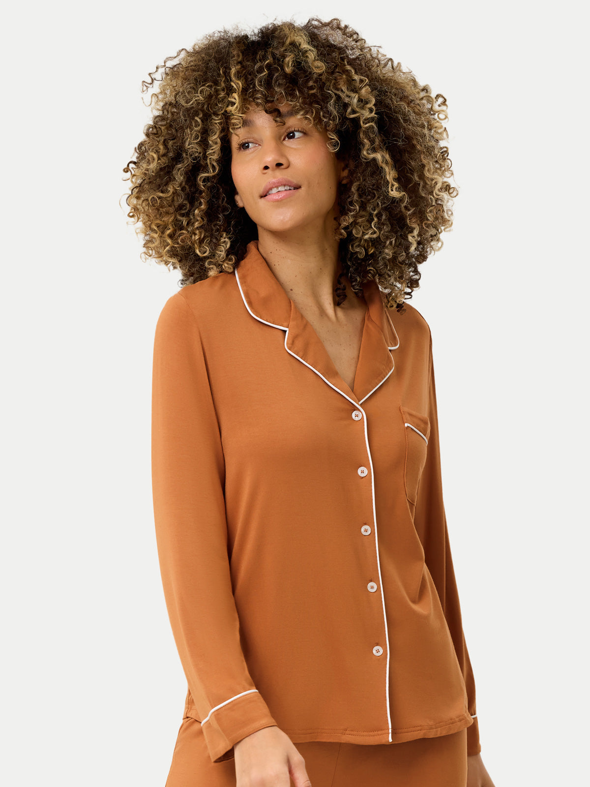 Long Sleeve Bamboo Pajama Shirt