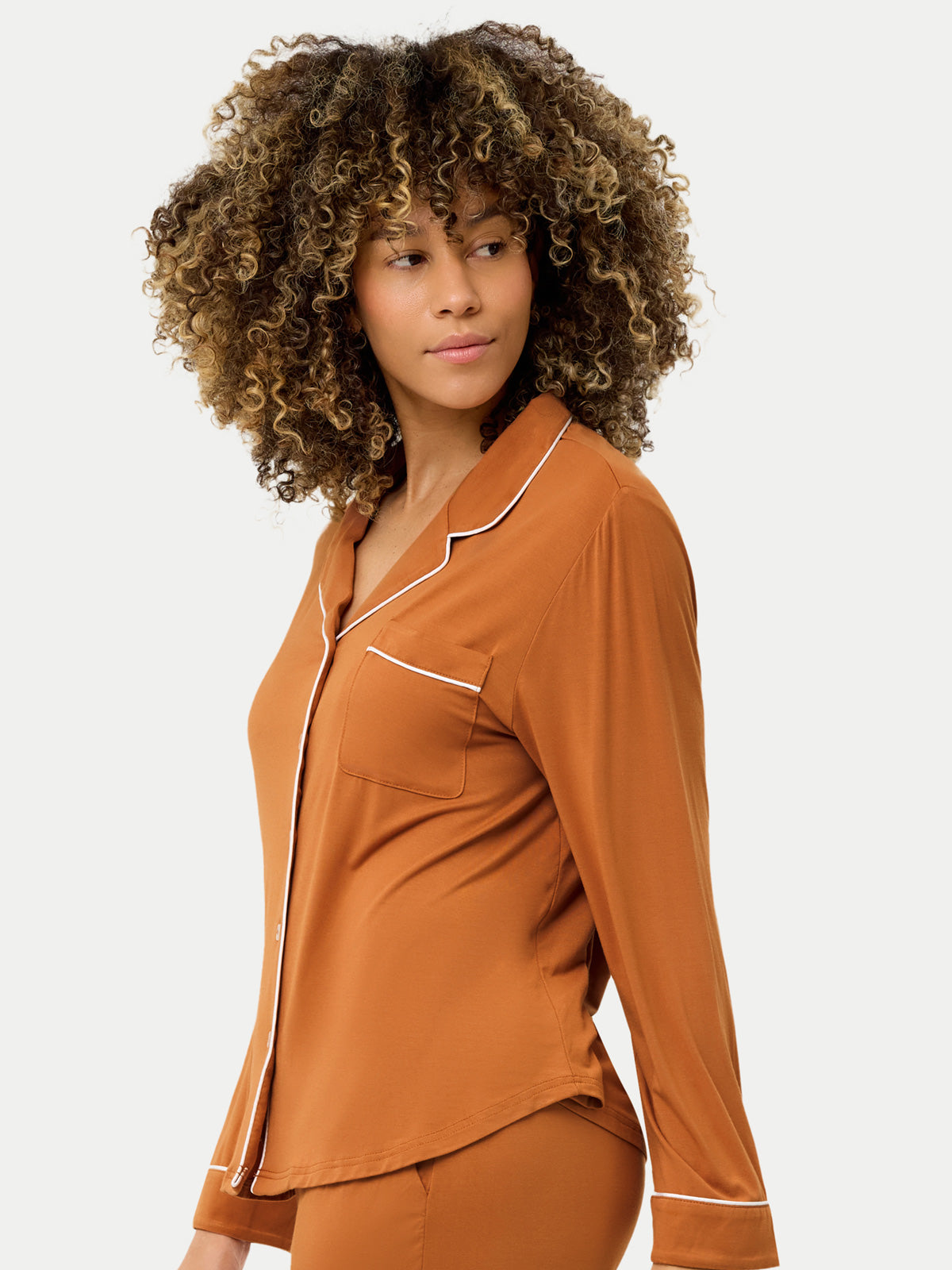 Long Sleeve Bamboo Pajama Shirt