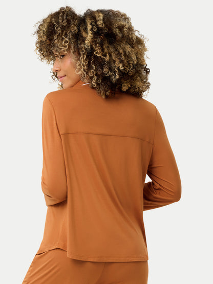 Long Sleeve Bamboo Pajama Shirt