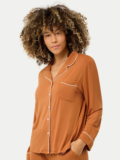 Long Sleeve Bamboo Pajama Shirt
