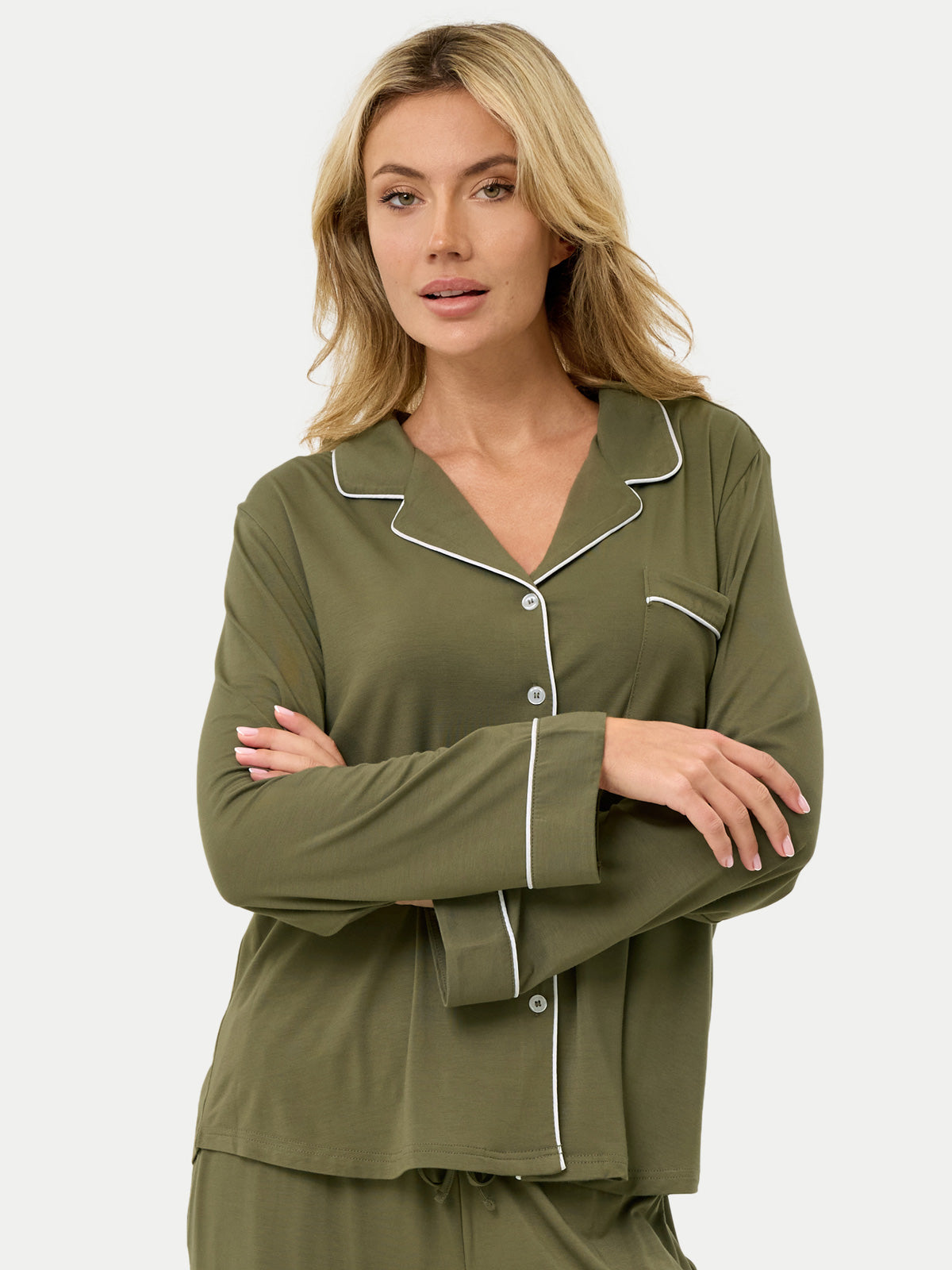 Long Sleeve Bamboo Pajama Shirt
