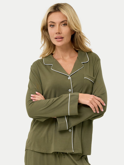 Long Sleeve Bamboo Pajama Shirt