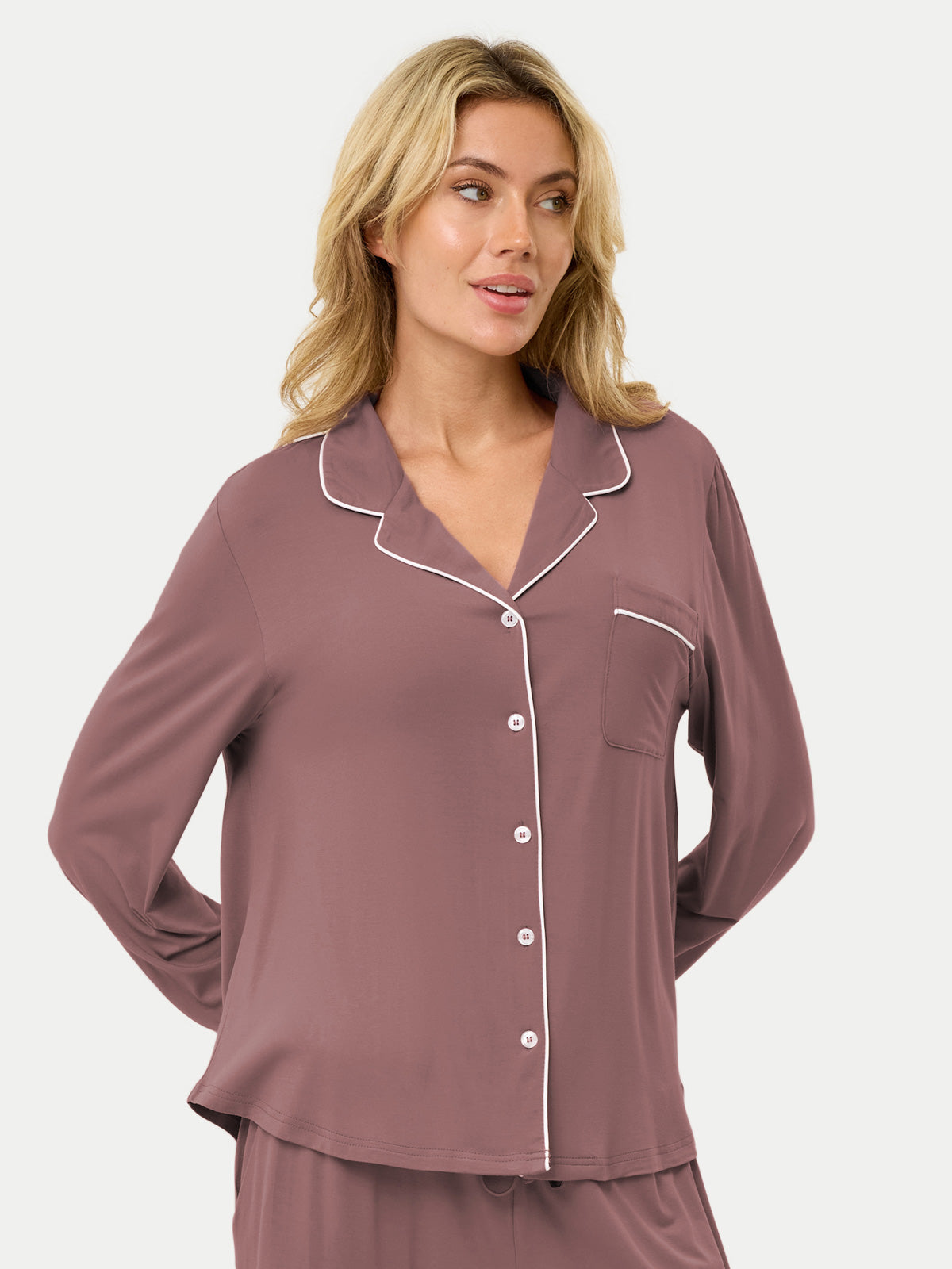 Long Sleeve Bamboo Pajama Shirt