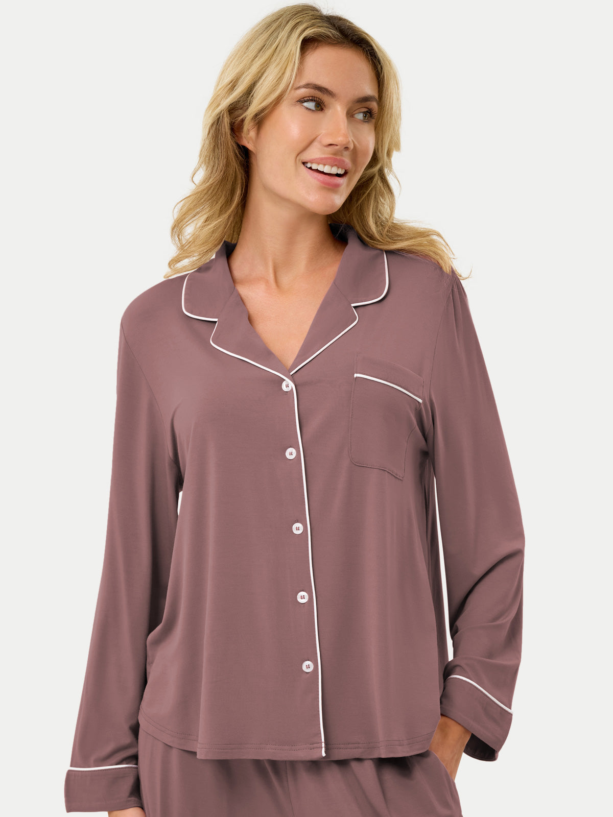 Long Sleeve Bamboo Pajama Shirt
