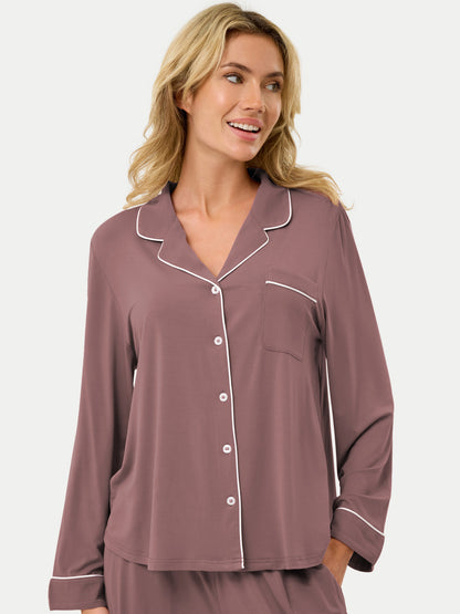 Long Sleeve Bamboo Pajama Shirt