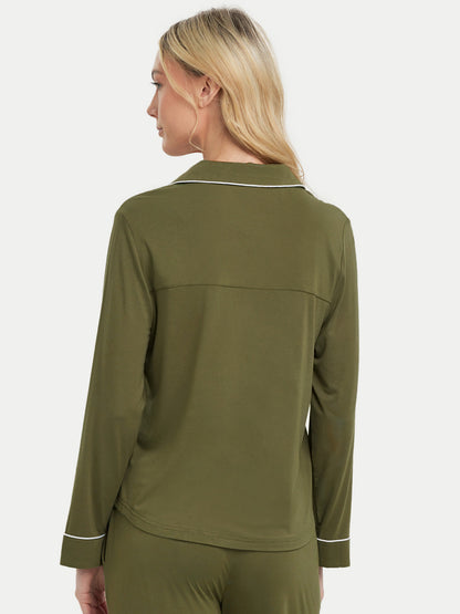 Long Sleeve Bamboo Pajama Shirt