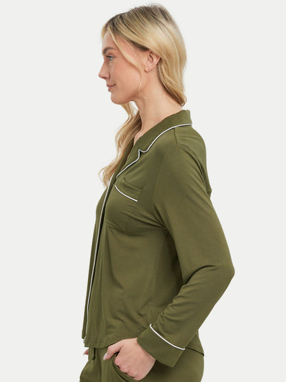 Long Sleeve Bamboo Pajama Shirt