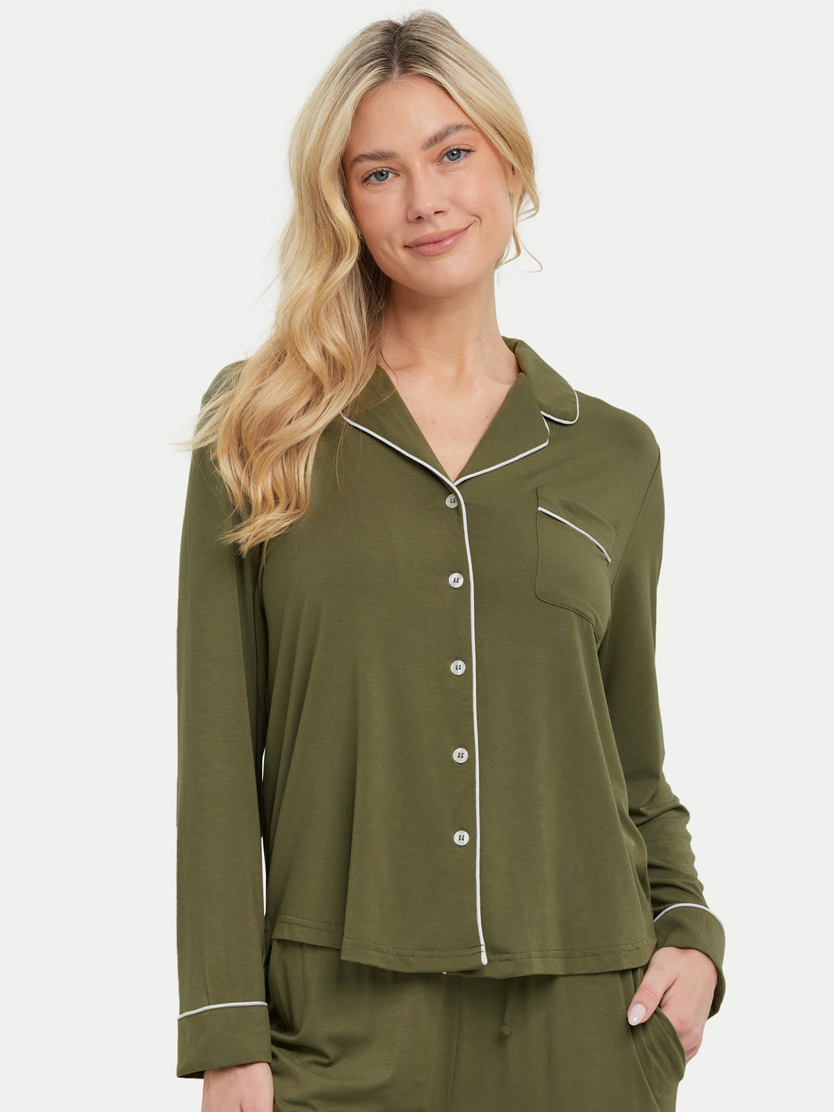 Long Sleeve Bamboo Pajama Shirt