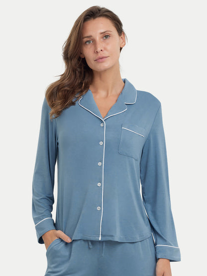 Long Sleeve Bamboo Pajama Shirt