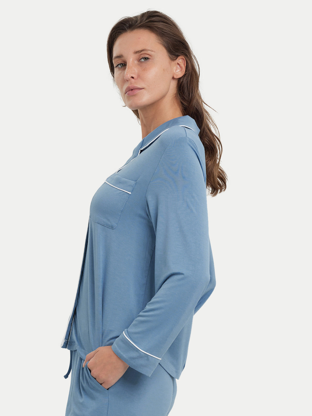 Long Sleeve Bamboo Pajama Shirt