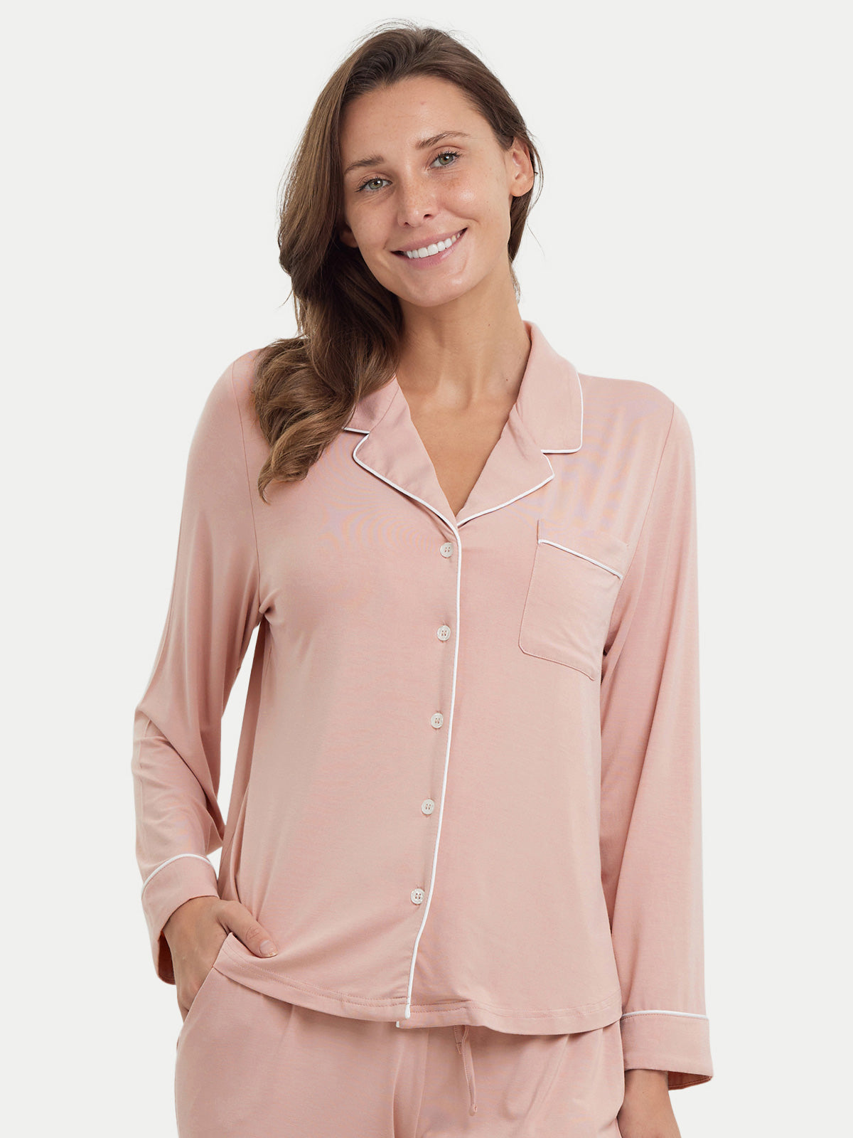 Long Sleeve Bamboo Pajama Shirt