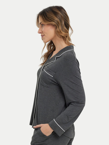 Long Sleeve Bamboo Pajama Shirt