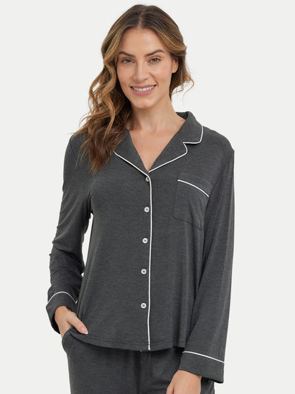 Long Sleeve Bamboo Pajama Shirt