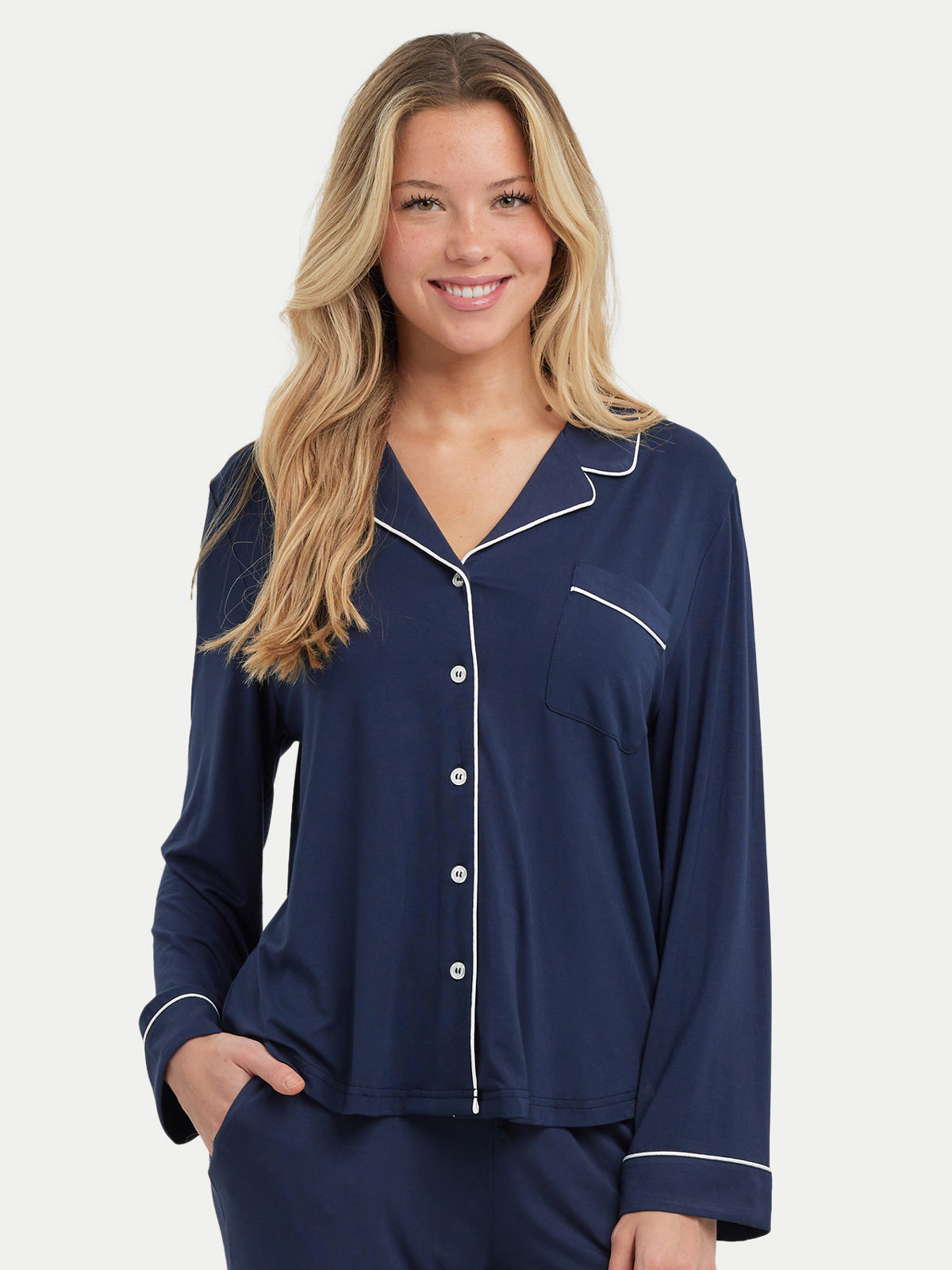 Long Sleeve Bamboo Pajama Shirt