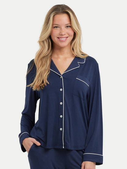 Long Sleeve Bamboo Pajama Shirt