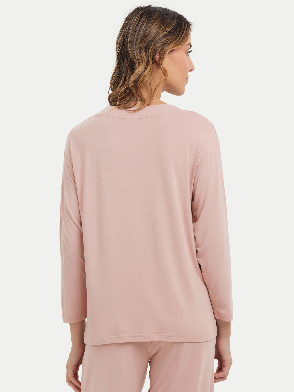 Long Sleeve Bamboo Slouchy PJs Top