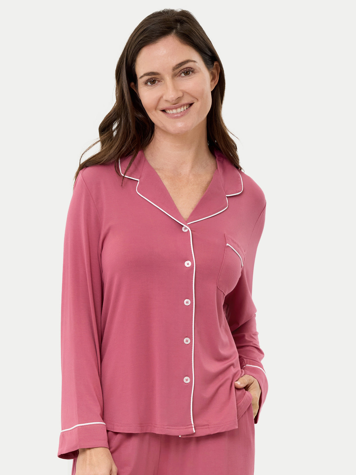 Long Sleeve Bamboo Pajama Shirt