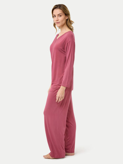 Long Sleeve Bamboo Slouchy PJs Set