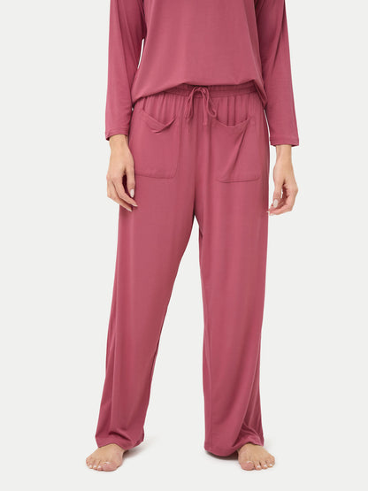 Long Sleeve Bamboo Slouchy PJs Set