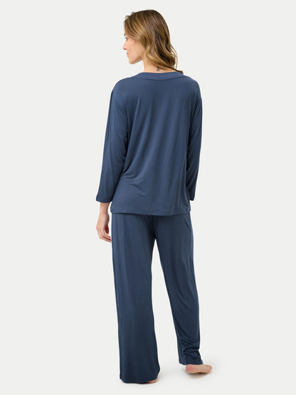 Long Sleeve Bamboo Slouchy PJs Top