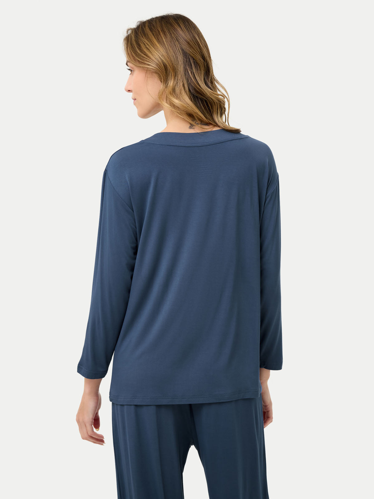 Long Sleeve Bamboo Slouchy PJs Set