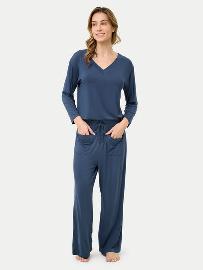 Long Sleeve Bamboo Slouchy PJs Set