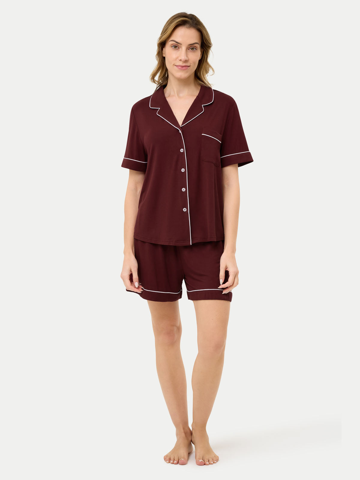 Short Sleeve Bamboo Pajama Set
