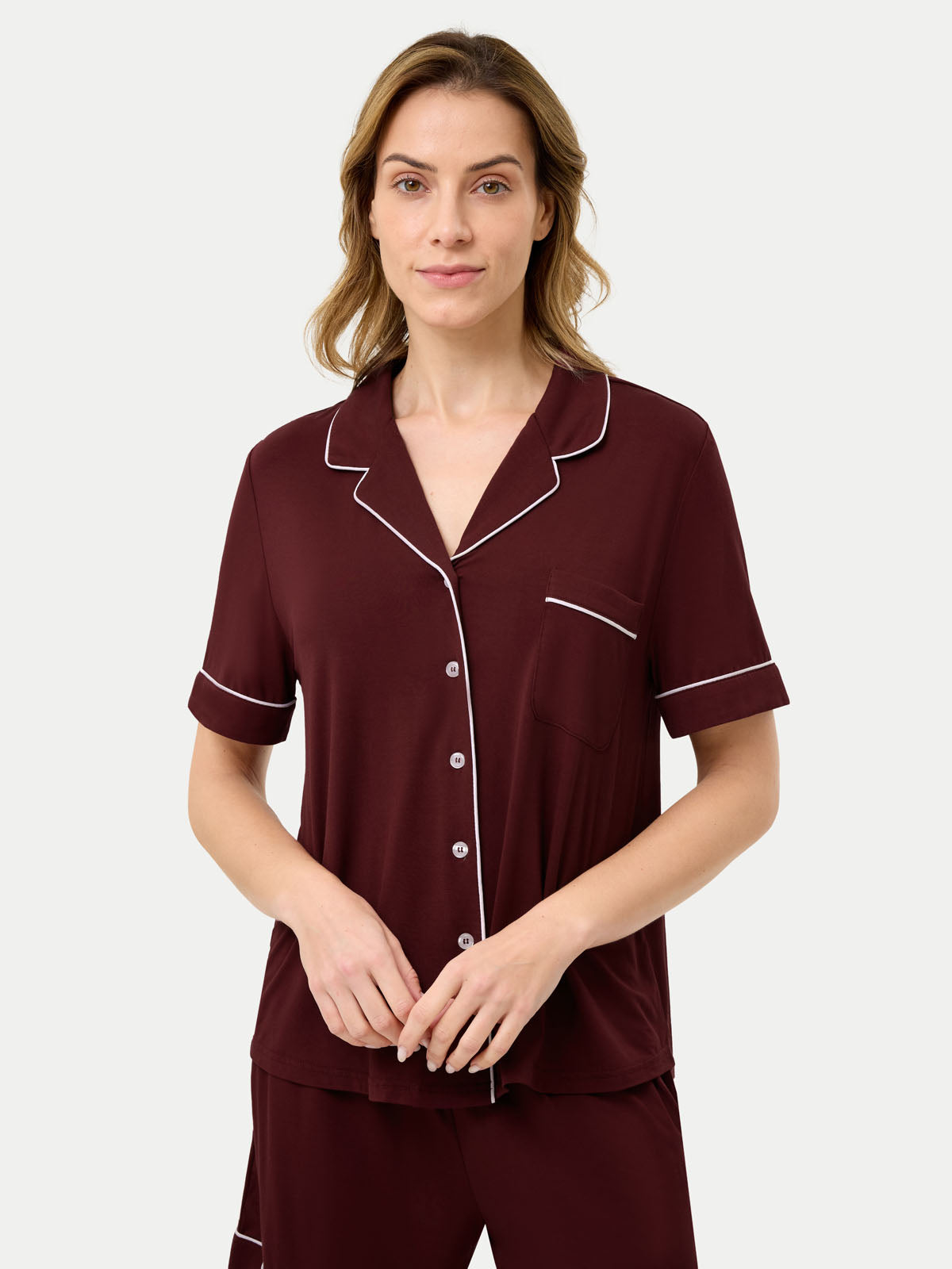Short Sleeve Bamboo Pajama Set
