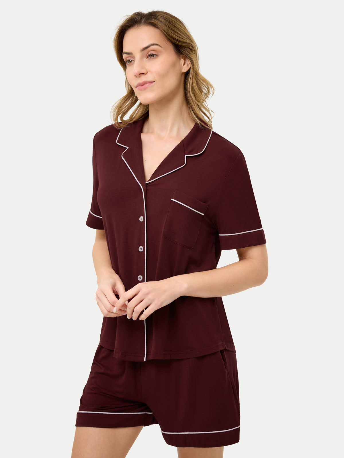 Short Sleeve Bamboo Pajama Set