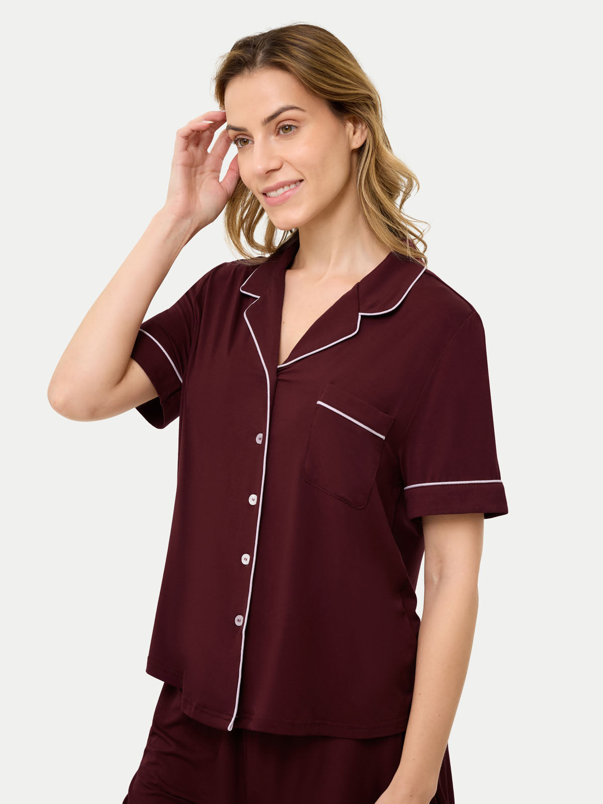Short Sleeve Bamboo Pajama Set