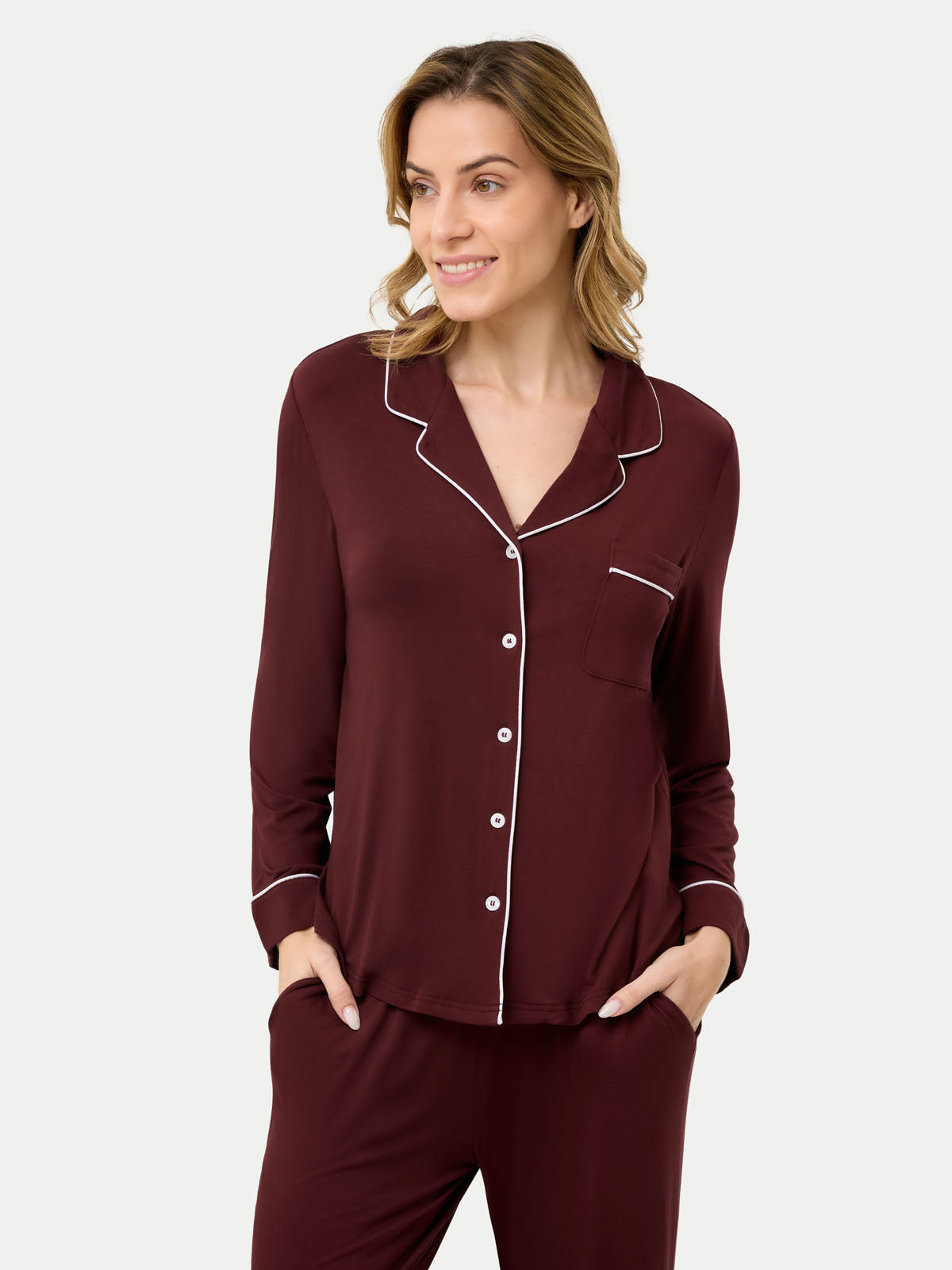 Long Sleeve Bamboo Pajama Set