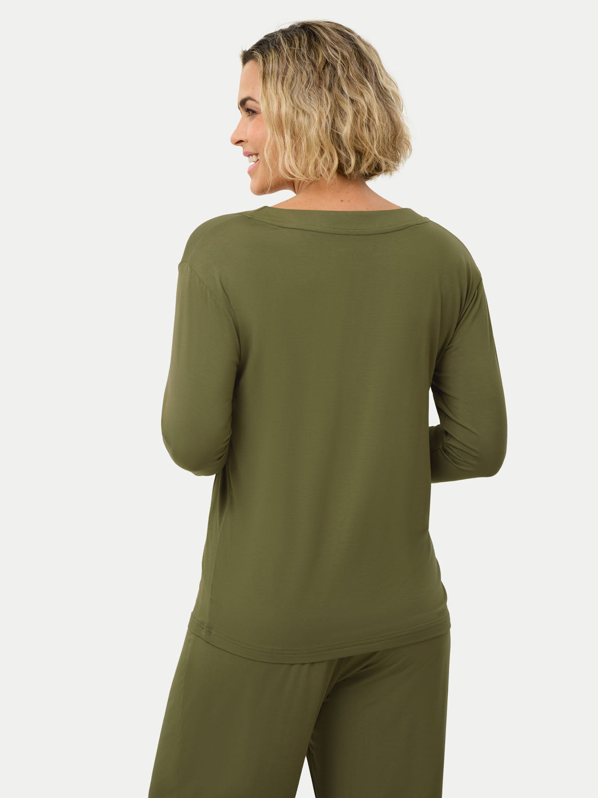 Long Sleeve Bamboo Slouchy PJs Set