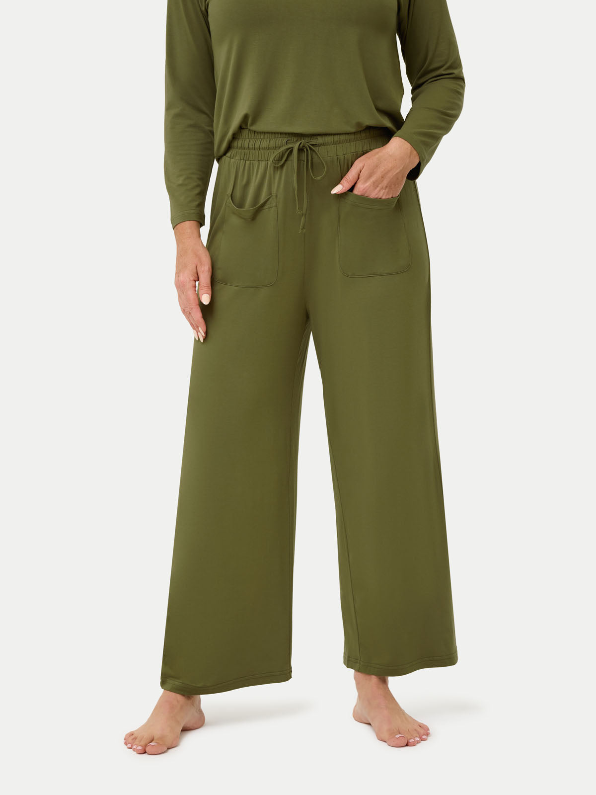 Long Sleeve Bamboo Slouchy PJs Set