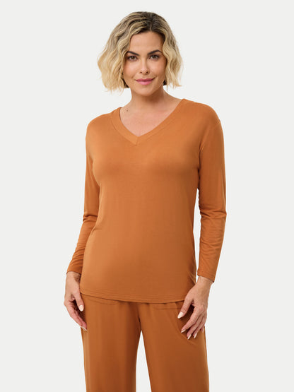 Long Sleeve Bamboo Slouchy PJs Set