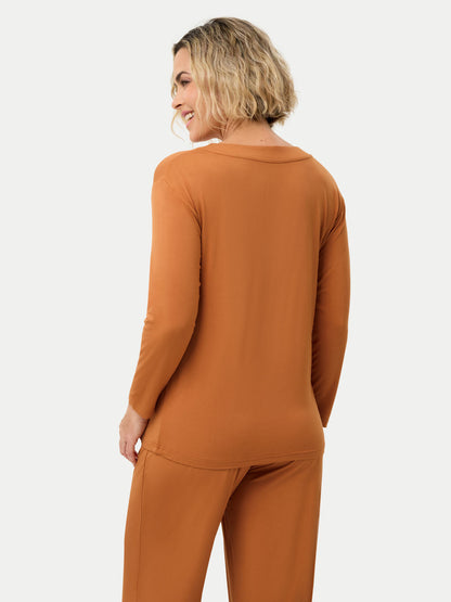 Long Sleeve Bamboo Slouchy PJs Set