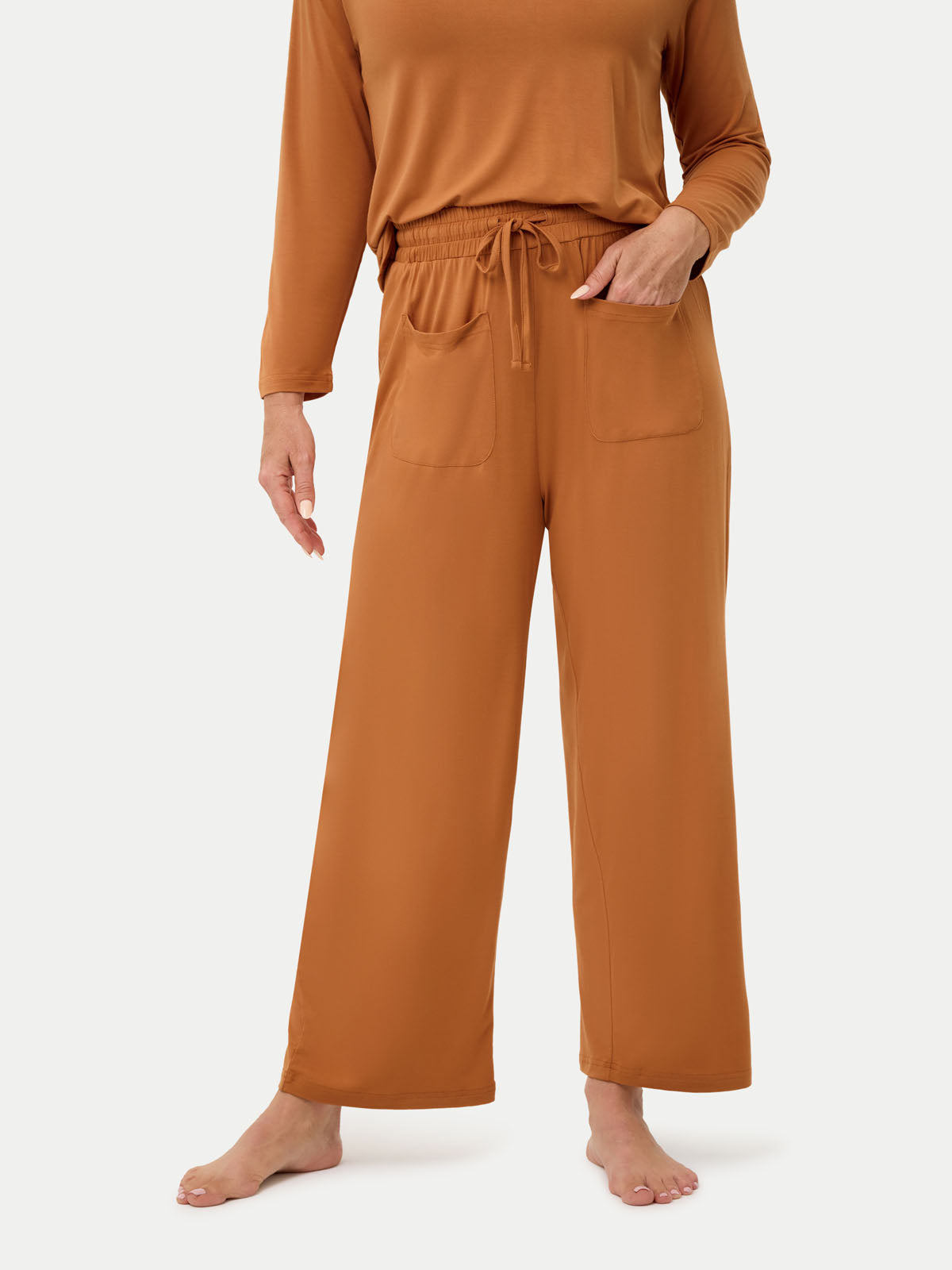 Long Sleeve Bamboo Slouchy PJs Set