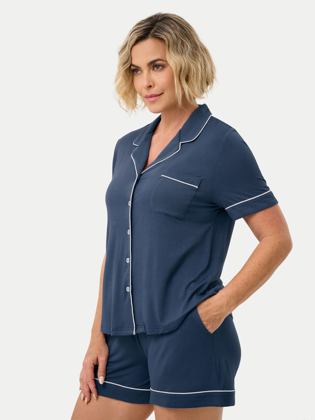 Short Sleeve Bamboo Pajama Set