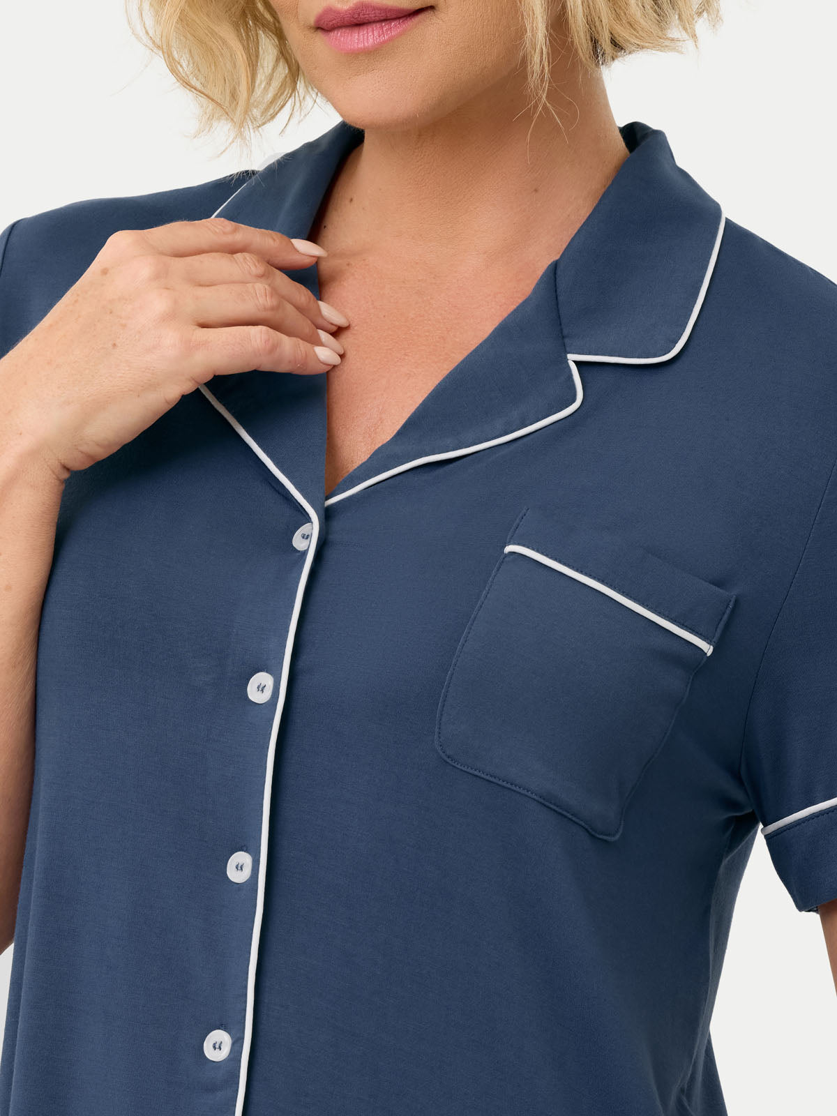 Short Sleeve Bamboo Pajama Shirt