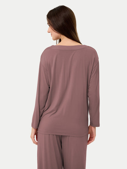 Long Sleeve Bamboo Slouchy PJs Set