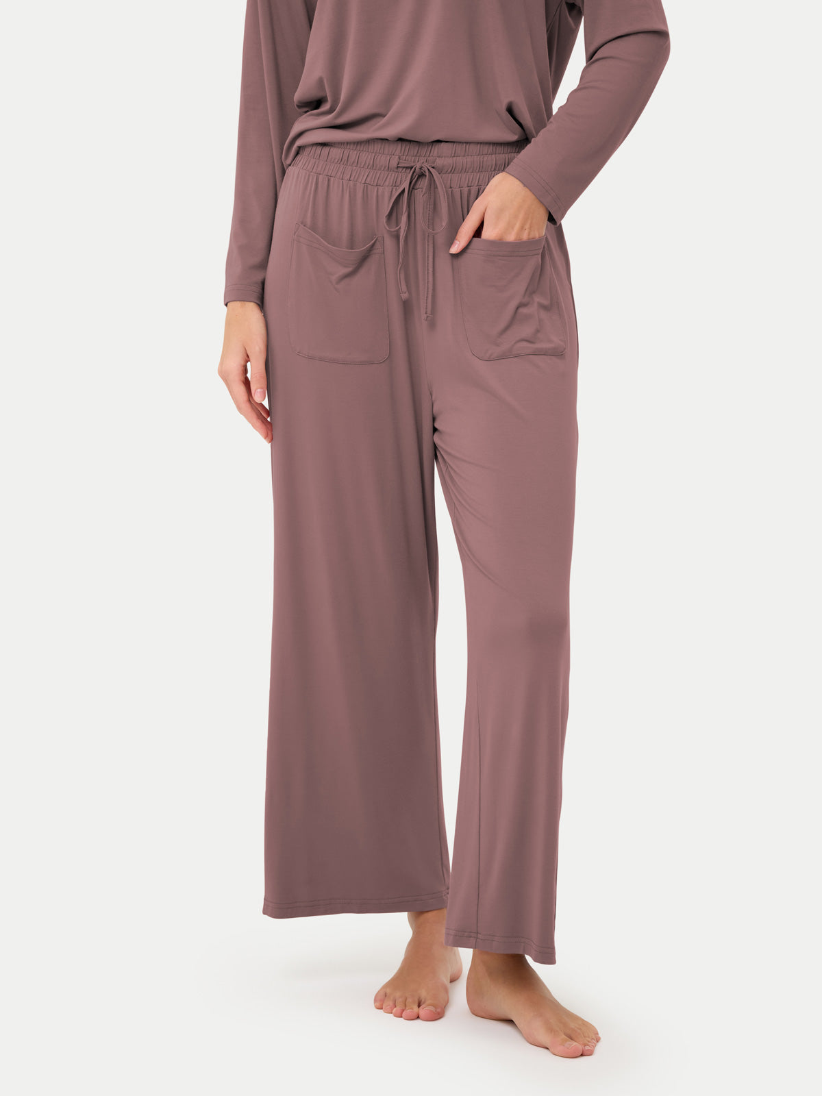 Long Sleeve Bamboo Slouchy PJs Set