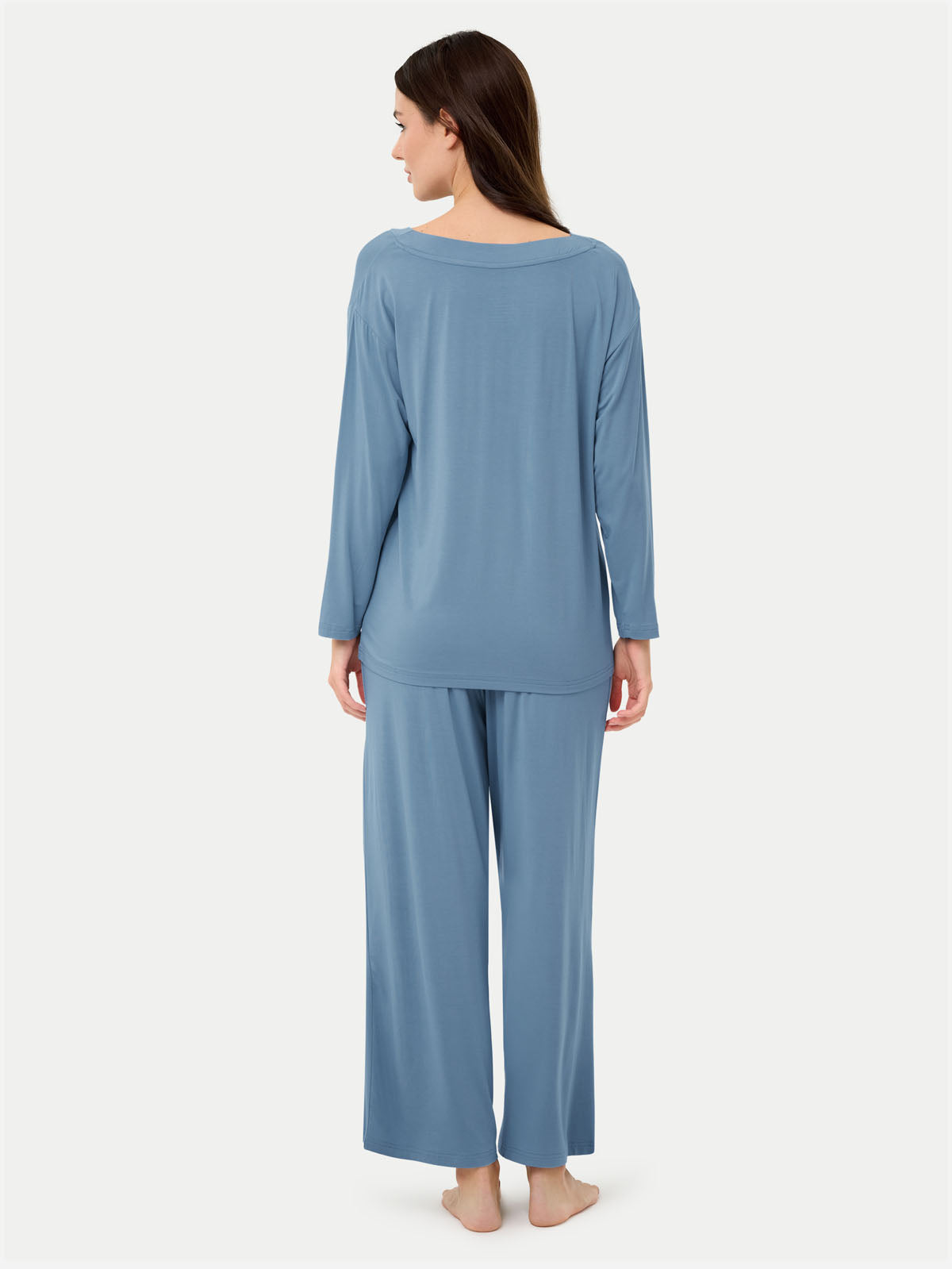 Long Sleeve Bamboo Slouchy PJs Set