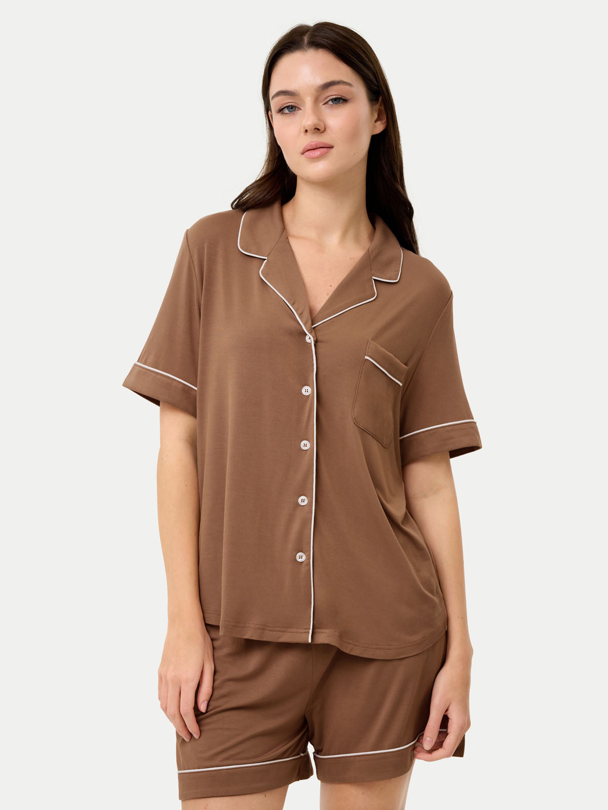 Short Sleeve Bamboo Pajama Shirt