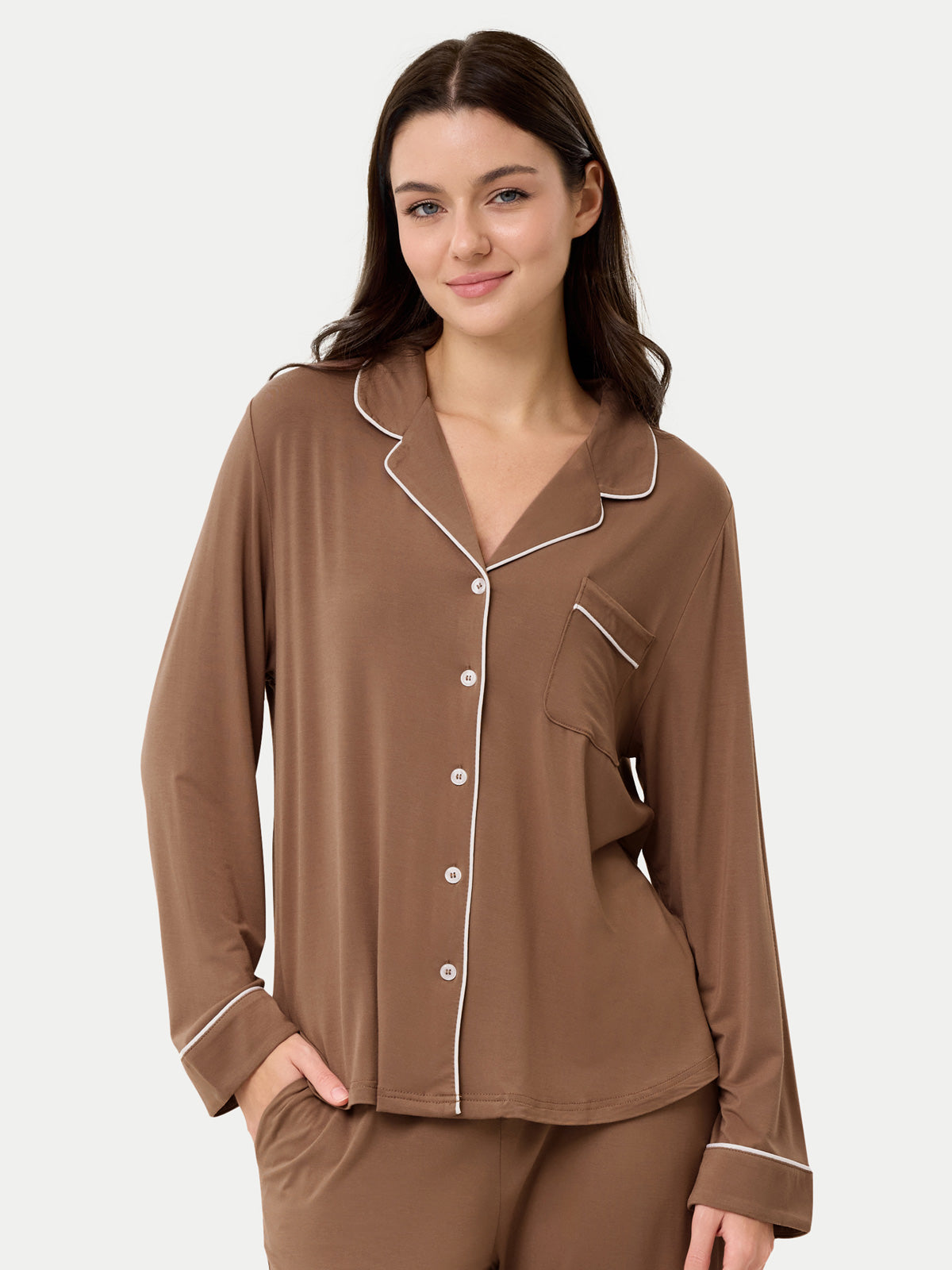 Long Sleeve Bamboo Pajama Shirt