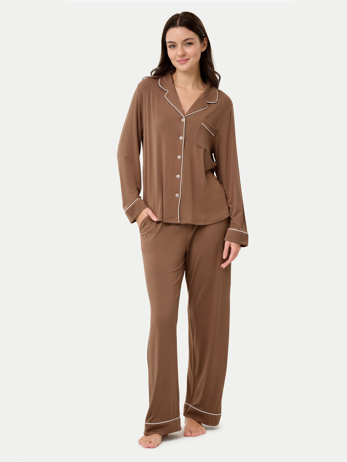 Long Sleeve Bamboo Pajama Shirt