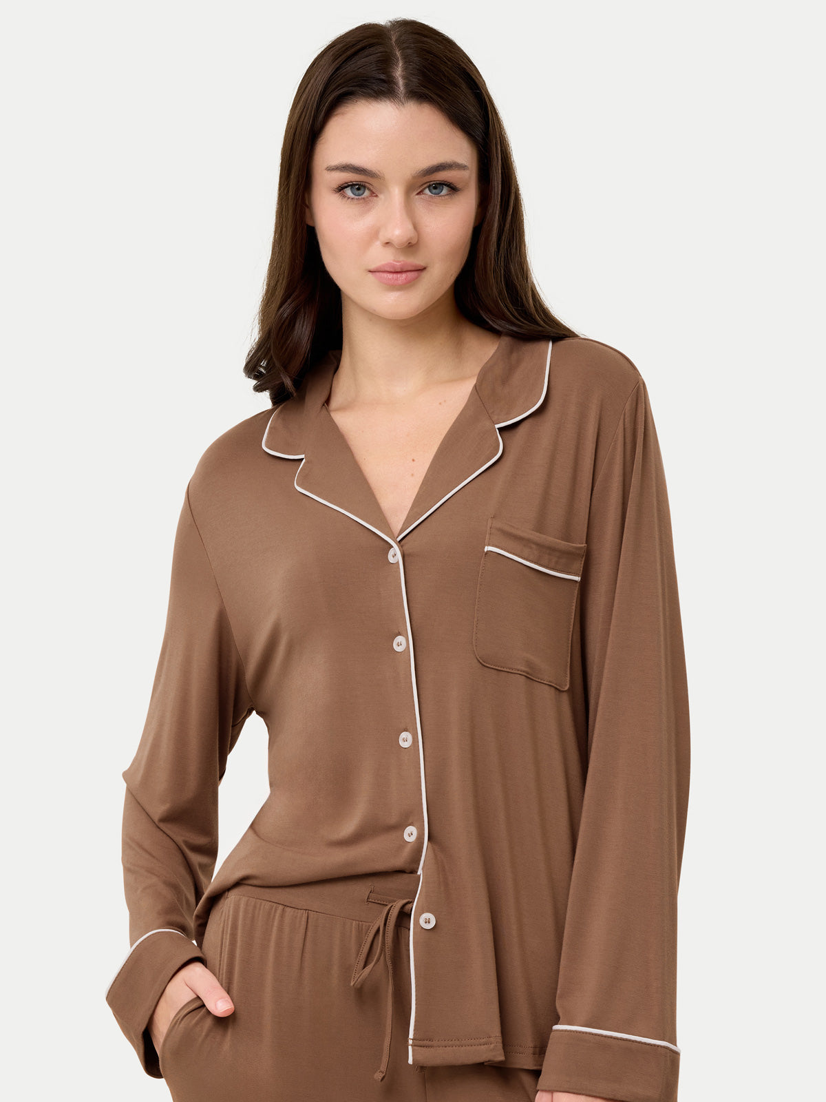 Long Sleeve Bamboo Pajama Shirt